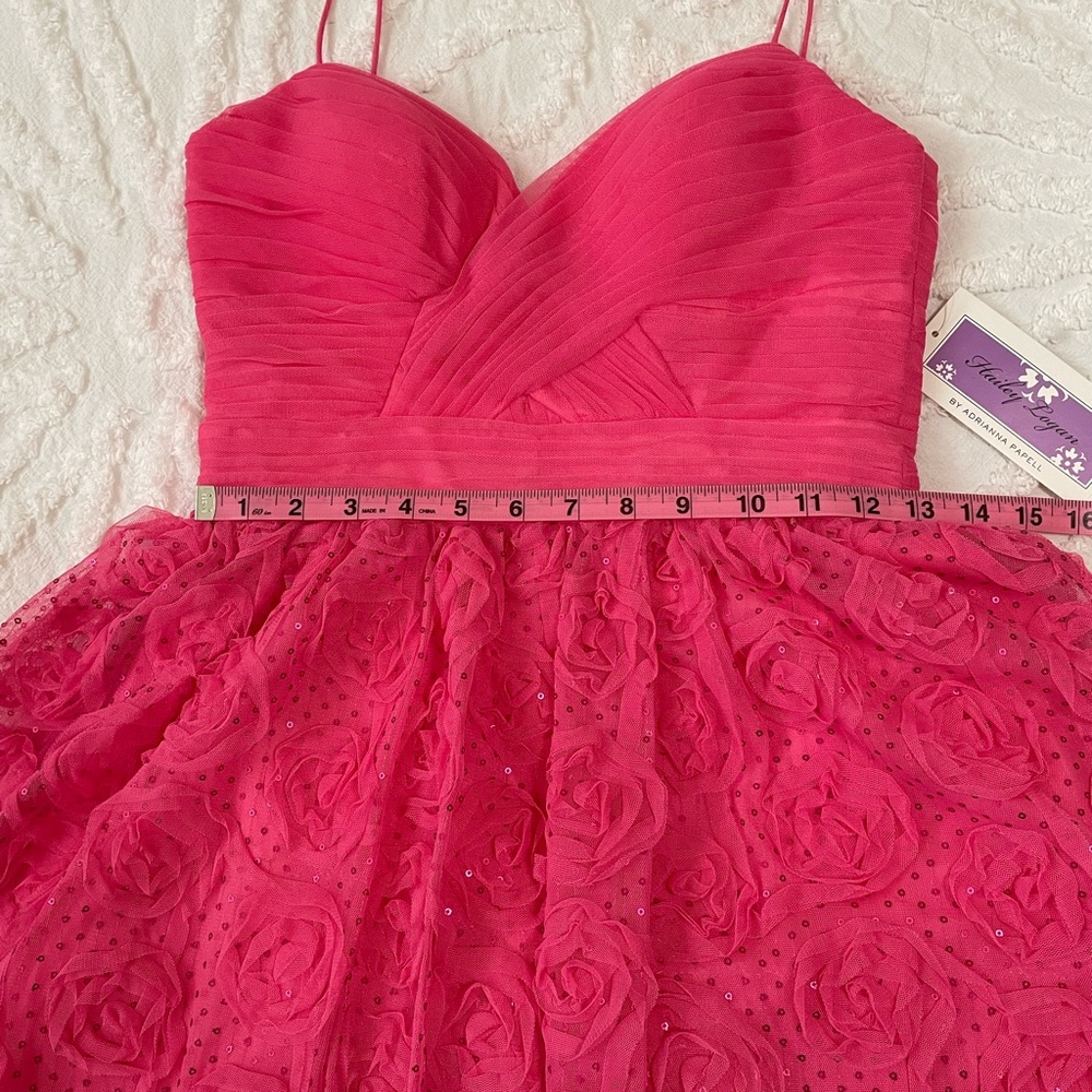 NWT Sparkly Pink Semi-Formal Dress - Picture 6 of 10